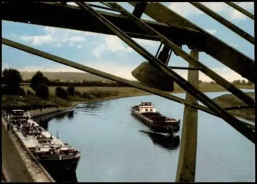 Ansichtskarte Liebenau Schleppschiffe am Weserhafen 1978