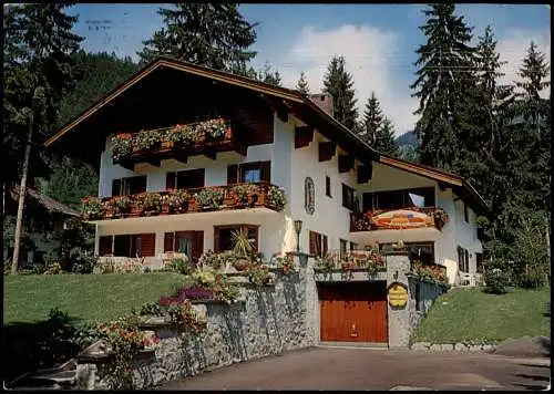 Ansichtskarte Bayrischzell Hotel garni Haus Hildegard 1980
