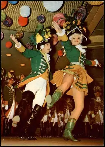 Ansichtskarte Köln Karneval Mariechentanz der Ehrengarde 1977