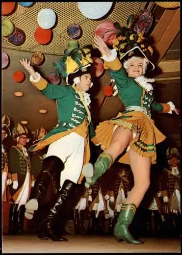 Ansichtskarte Köln Karneval Mariechentanz der Ehrengarde 1977