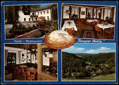 Niederrengse-Bergneustadt Hotel Restaurant Rengser Mühle 4 Bild 1977