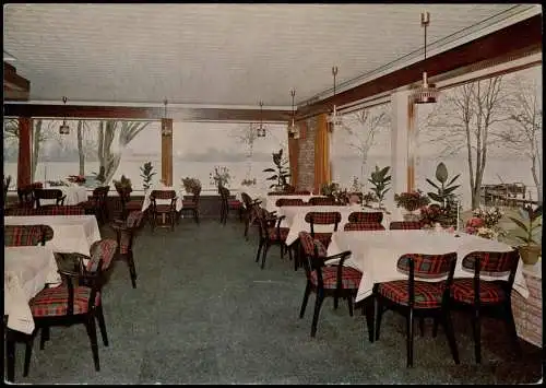 Niederkleveez-Bösdorf (Holstein) Restaurant Fährhaus - Gastraum 1973