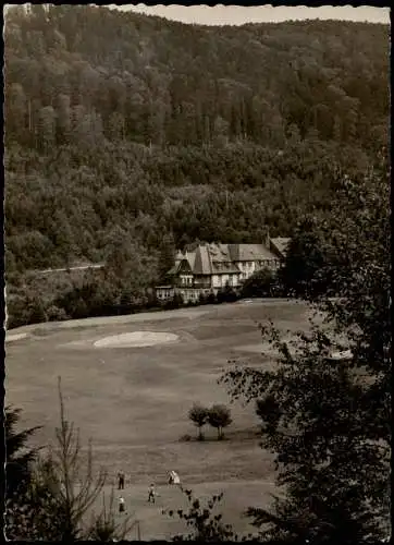 Ansichtskarte Baden-Baden Waldhotel Der Selighof am Golfplatz 1954