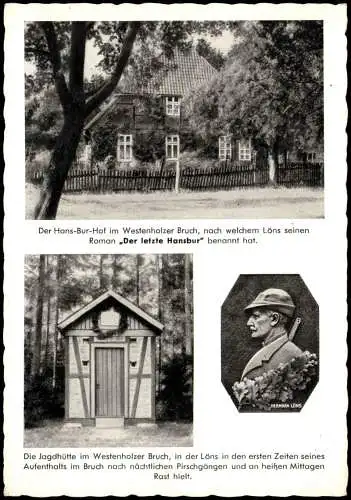 Ansichtskarte Bad Fallingbostel Mehrbild Hermann Löns 1972