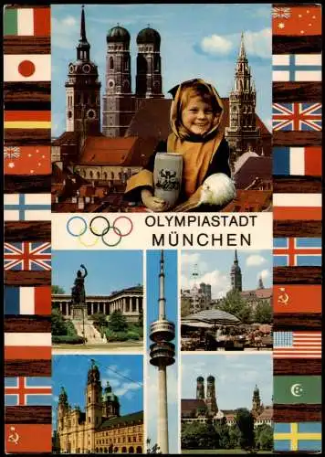 Ansichtskarte München Stadtteilansichten Münchner Kindl 1972