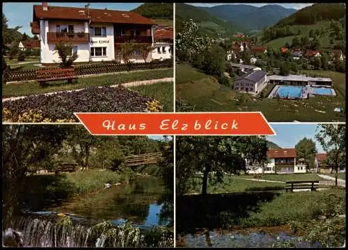 Ansichtskarte Elzach Haus Elzblick Oberprechtal 1978
