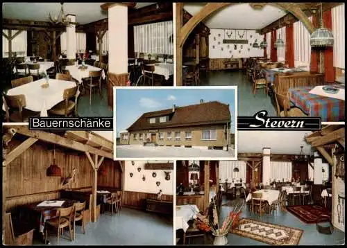 Ansichtskarte Nottuln Mehrbild BAUERNSCHÄNKE Stevern 1970