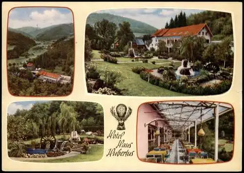 Ansichtskarte Mayen Hotel Haus Hubertus - Riedener Mühle 1973