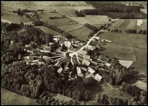 Ansichtskarte Lübeln Luftbild RUNDLINGSDORF bei Küsten Wendland 1961