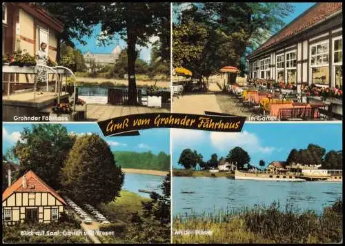 Ansichtskarte Grohnde-Emmerthal 4 Bild Grohnder Fährhaus 1979