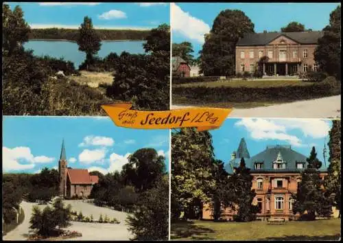Ansichtskarte Seedorf (Mölln) Stadtteilansichten am Schaalsee 1983
