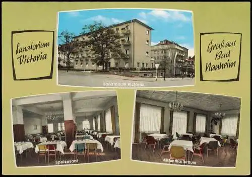 Ansichtskarte Bad Nauheim Sanatorium Victoria Lindenstraße 15 1973