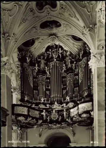 Ansichtskarte Mariazell Kirche Orgel 1963