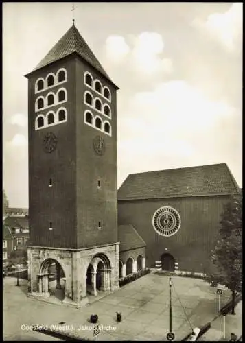 Ansichtskarte Coesfeld Westfalen Jakobkirche 1969