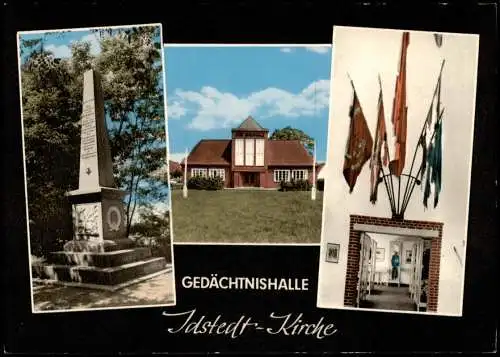 Ansichtskarte Idstedt Isted Gaststätte G. Petersen Gedächtnishalle MB 1975