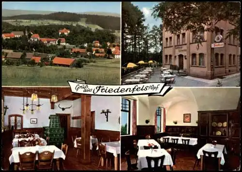 Friedenfels (Oberpfalz Lk Tirschenreuth) Hotel Schloß-Schenke Pension Zeitler MB 1985