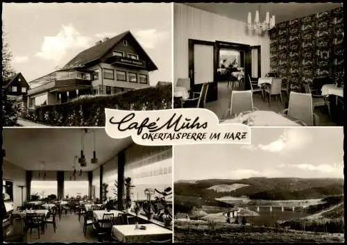 Ansichtskarte Altenau-Clausthal-Zellerfeld Cafe Muhs Schulenberg 4 Bild 1968
