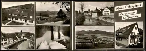 Ansichtskarte Ehrenstetten-Ehrenkirchen Klappkarte Haus Oberblick 1972