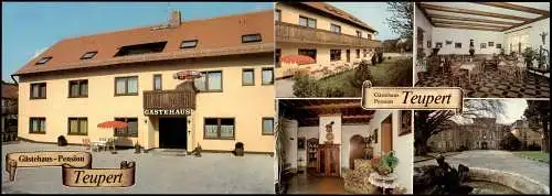 Ansichtskarte Donndorf-Eckersdorf Klappkarte Gästehaus Teupert 1979