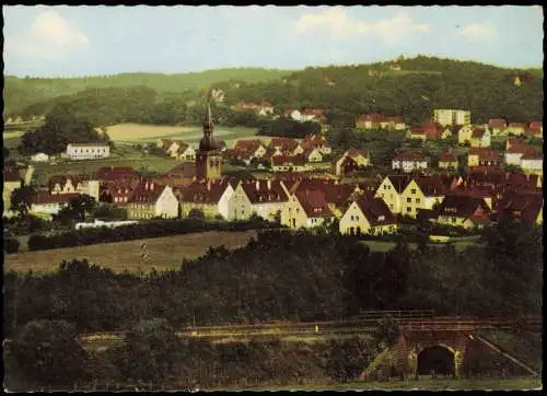 Ansichtskarte Sprockhövel Bahnstrecke und Stadt 1968