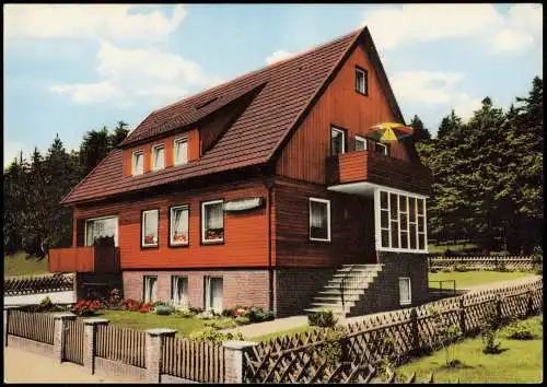 Ansichtskarte Hahnenklee-Bockswiese-Goslar Haus Bergkristall 1972