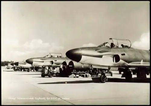 Militär Flugzeuge Servige Schweden Kungl. Södermanlands flygflottilj 1969