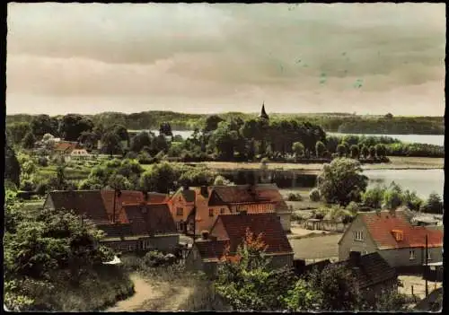 Ansichtskarte Bosau Stadtpartie Plöner See Colorfotokarte 1961