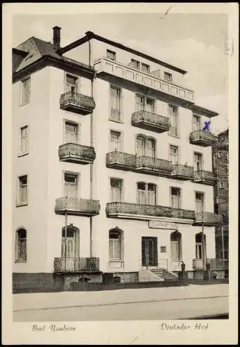 Ansichtskarte Bad Nauheim Deutscher Hof 1969