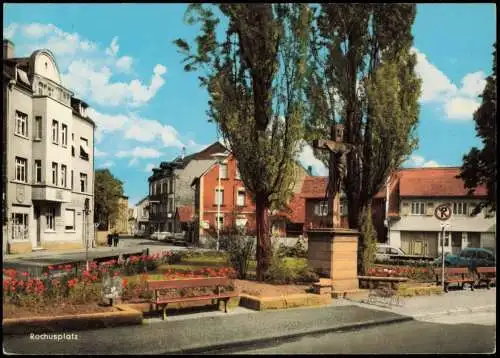 Ansichtskarte Großauheim am Main-Hanau Partie am Rochusplatz 1972