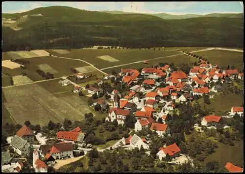 Ansichtskarte Göschweiler-Löffingen Luftbild Fliegeraufnahme 1972