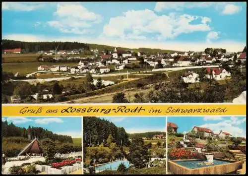 Ansichtskarte Rodt-Loßburg Lossburg 4 Bild Stadtansichten 1973