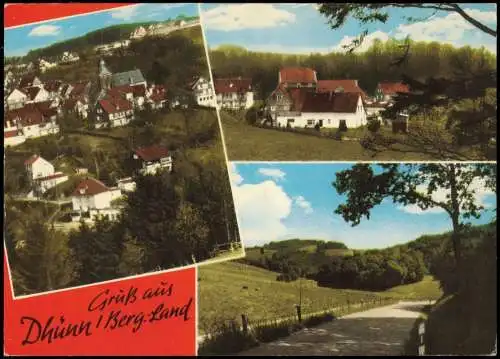 Ansichtskarte Dhünn-Wermelskirchen 3 Bild Stadtteilansichten 1976