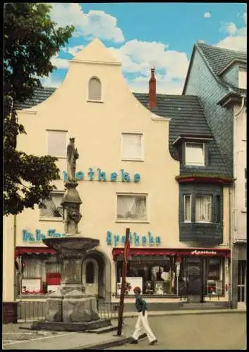 Ansichtskarte Remagen Marienbrunnen am Markt 1963