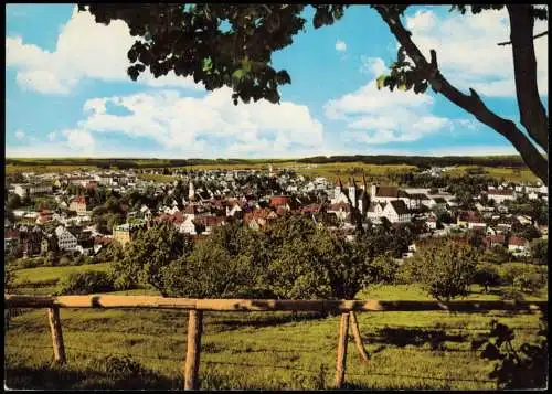 Ansichtskarte Ellwangen (Jagst) Stadtpartie 1965