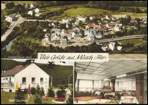 Müsch-Bad Neuenahr-Ahrweiler 3 Bild Hotel Zur Post Luftbild 1972