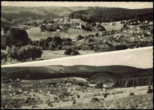 Ansichtskarte Grünenplan-Delligsen Blick vom Langen Weg Stadt Fabrik 1965