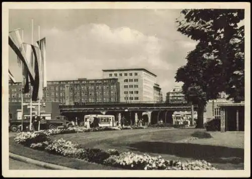 Ansichtskarte Essen (Ruhr) Am Hauptbahnhof 1953