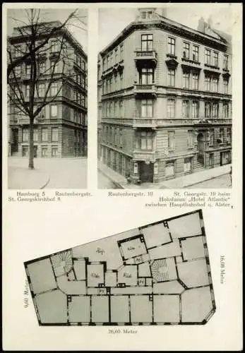 Ansichtskarte Hamburg Rautenbergstraße 3 Bild 1940