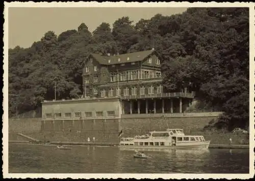 Menden Holthausen Mülheim Ruhr Kahlenberg Restaurant Schiff 1961  Sonderstempel