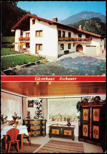 Weißbach-Bad Reichenhall Gästehaus Aschauer an der Deutschen Alpenstraße 1978