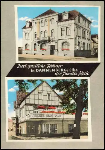 Dannenberg (Elbe) 2 Bild ADAC Hotel Ratskeller Restaurant Deutsches Haus 1971