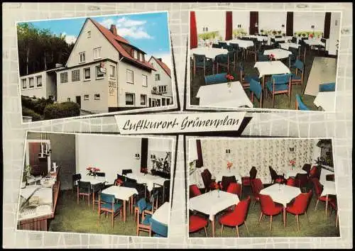 Ansichtskarte Grünenplan-Delligsen Berg-Café Ahlschwede 4 Bild 1971
