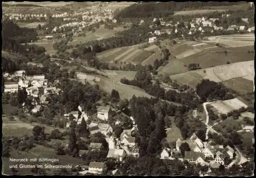 Ansichtskarte Glatten Luftbild Neuneck mit Böffingen 1965