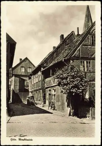 Ansichtskarte Eutin Straßenpartie 1940