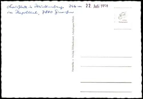 Ansichtskarte Calw Luftbild 1958