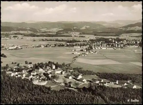 Ansichtskarte Isny Luftbild Neutrauchburg im Allgäu 1961