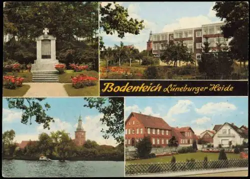 Ansichtskarte Bodenteich Denkmal, Neubauten Mehrbild 1971