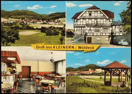 Ansichtskarte Kleinern-Edertal 4 Bild Gast- und Pensionshaus Zum Wesetal 1973