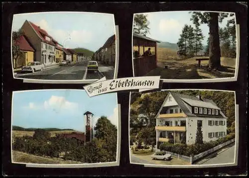 Ansichtskarte Eibelshausen-Eschenburg Umland Straße Gasthaus 1967