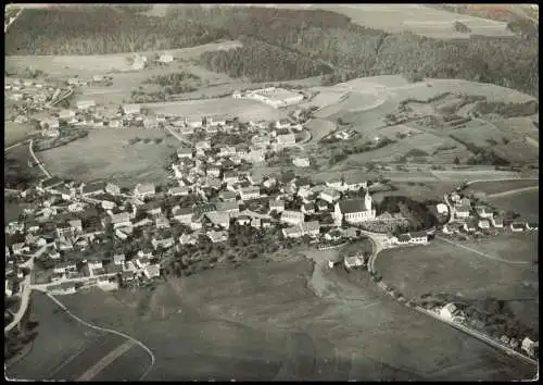 Ansichtskarte Görwihl (LK Waldshut) Luftbild Fliegeraufnahme 1971